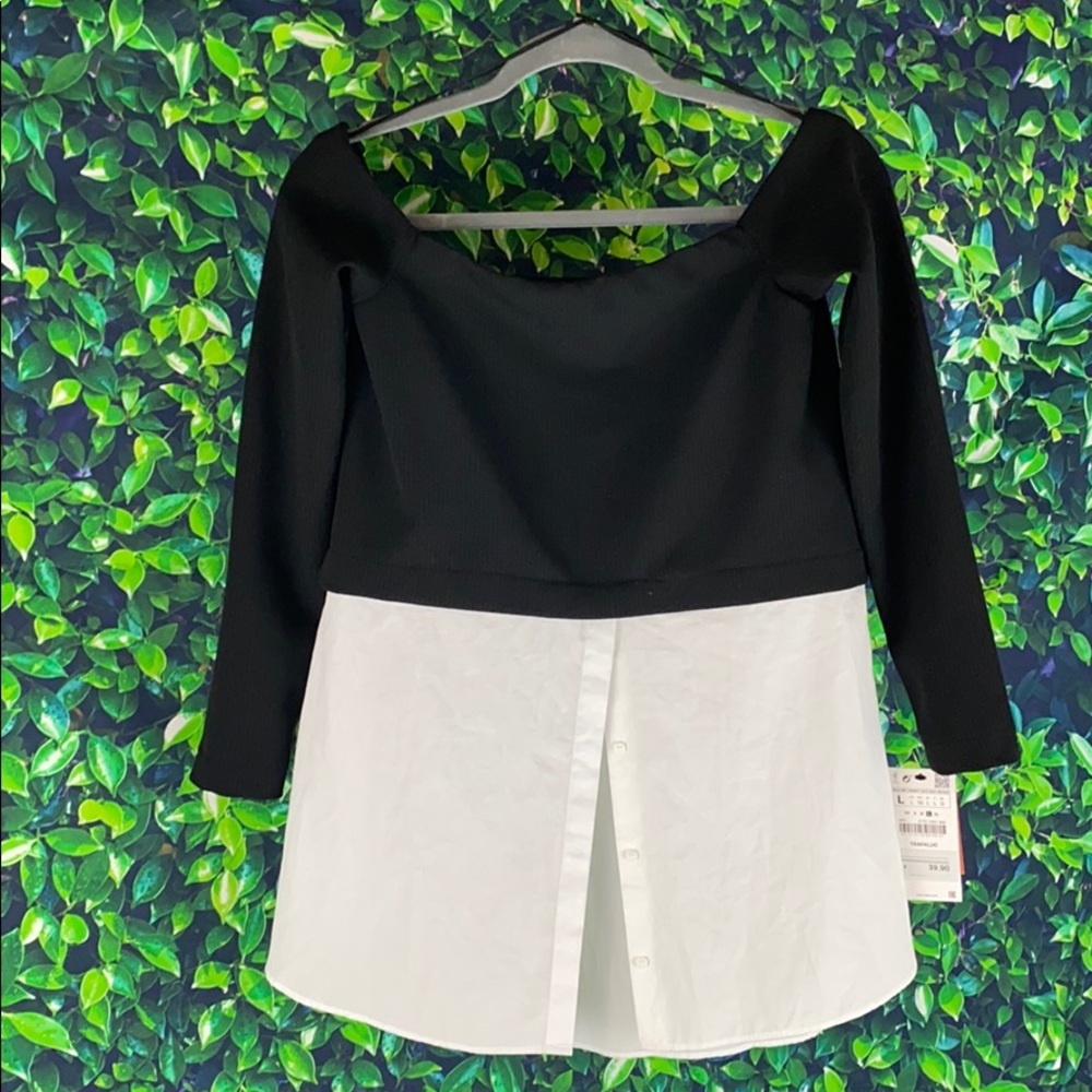 Zara off the shoulder blouse